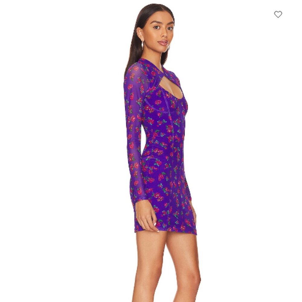 NWT Revolve AFRM Jem Purple Garden Dress - Picture 2 of 4